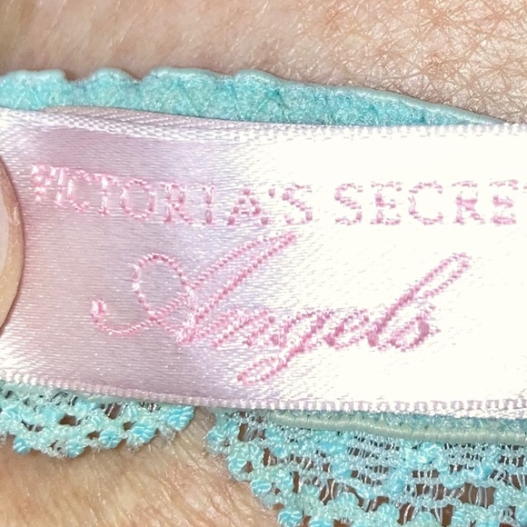 Victoria‘a Secret Angels daiquiri ice color padded with lace straps bra 32B - Picture 11 of 14